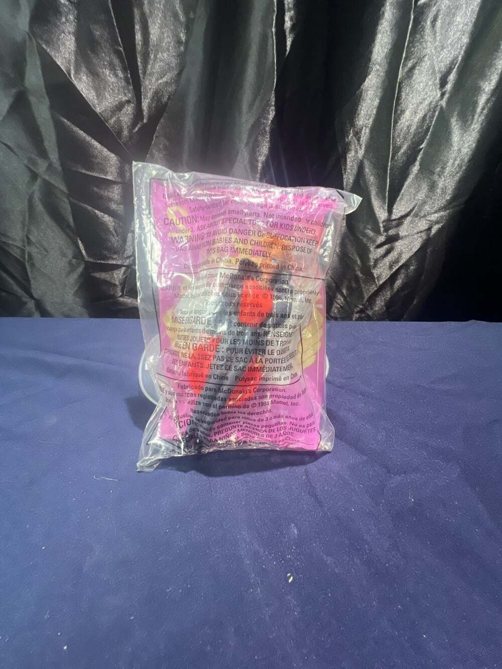 1998 McDonald's Barbie Happy Meal Toy Figurine #2 with Accessory and Base